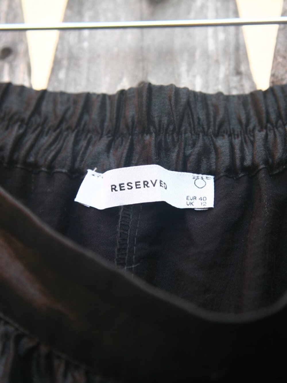 Size 10 (40EU) - RESERVED Poland Women's Black Taffeta Cocktail Party Maxi Skirt - Picture 5 of 9